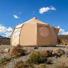 Luna yurt canvas glamping bell tent boutique camping