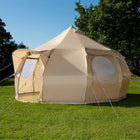 Luna yurt canvas glamping bell tent boutique camping 