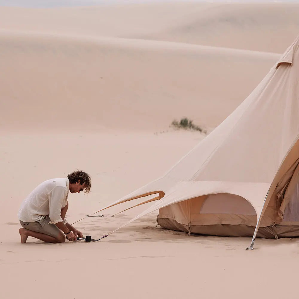 canvas star bell tent tipi boutique Camping glamping
