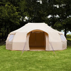 Luna emperor large yurt canvas glamping bell tent boutique camping  family with kids