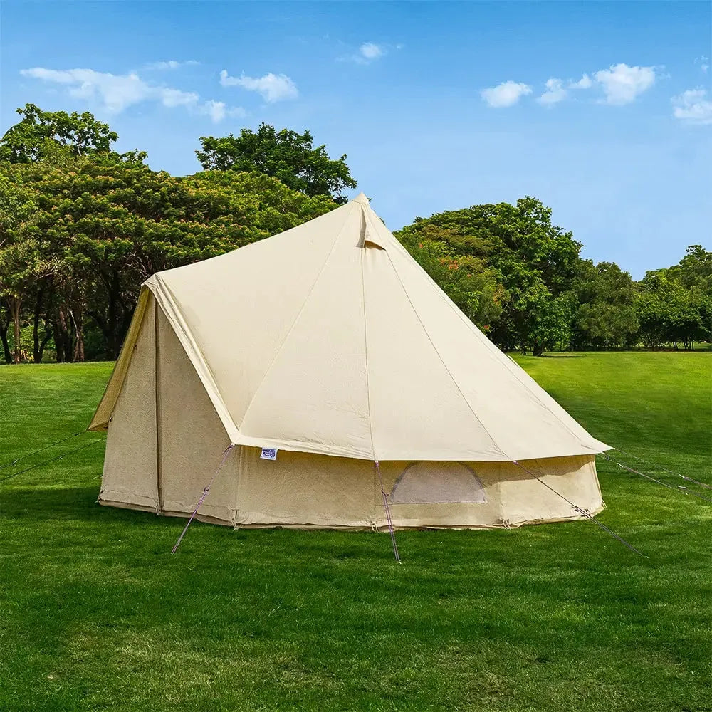 boutique camping CLASSIC CAMPING BELL TENT TIPI GLAMPING CANVAS