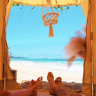 Luna yurt canvas glamping bell tent boutique camping