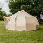 Luna emperor large yurt canvas glamping bell tent boutique camping  family with kids