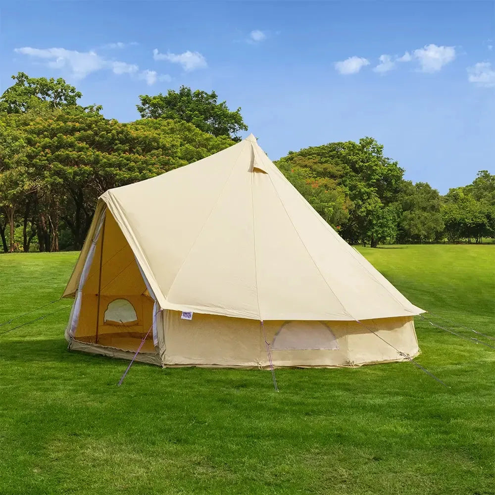 boutique camping CLASSIC CAMPING BELL TENT TIPI GLAMPING CANVAS