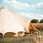bell tent plus tent glamping boutique camping canvas tipi