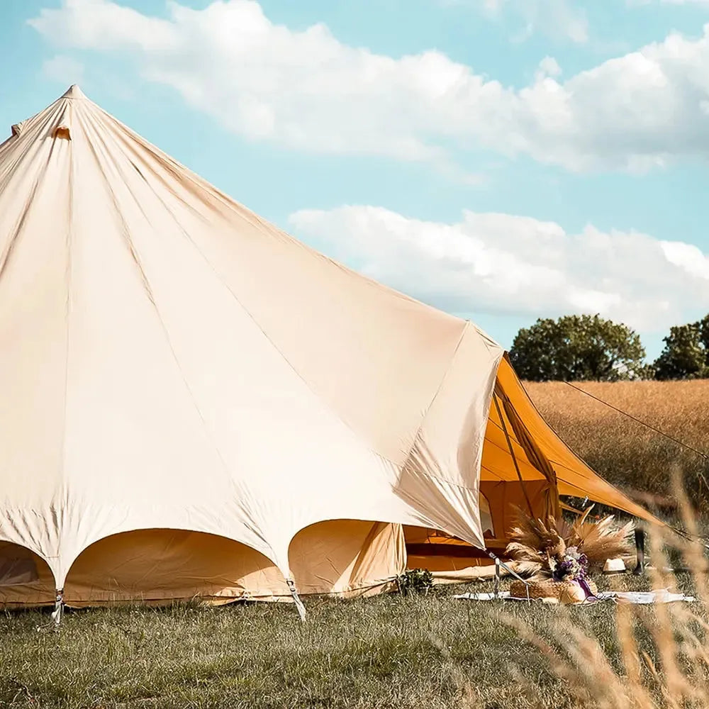 bell tent plus tent glamping boutique camping canvas tipi