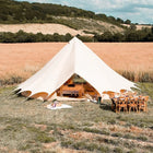 bell tent plus tent glamping boutique camping canvas tipi