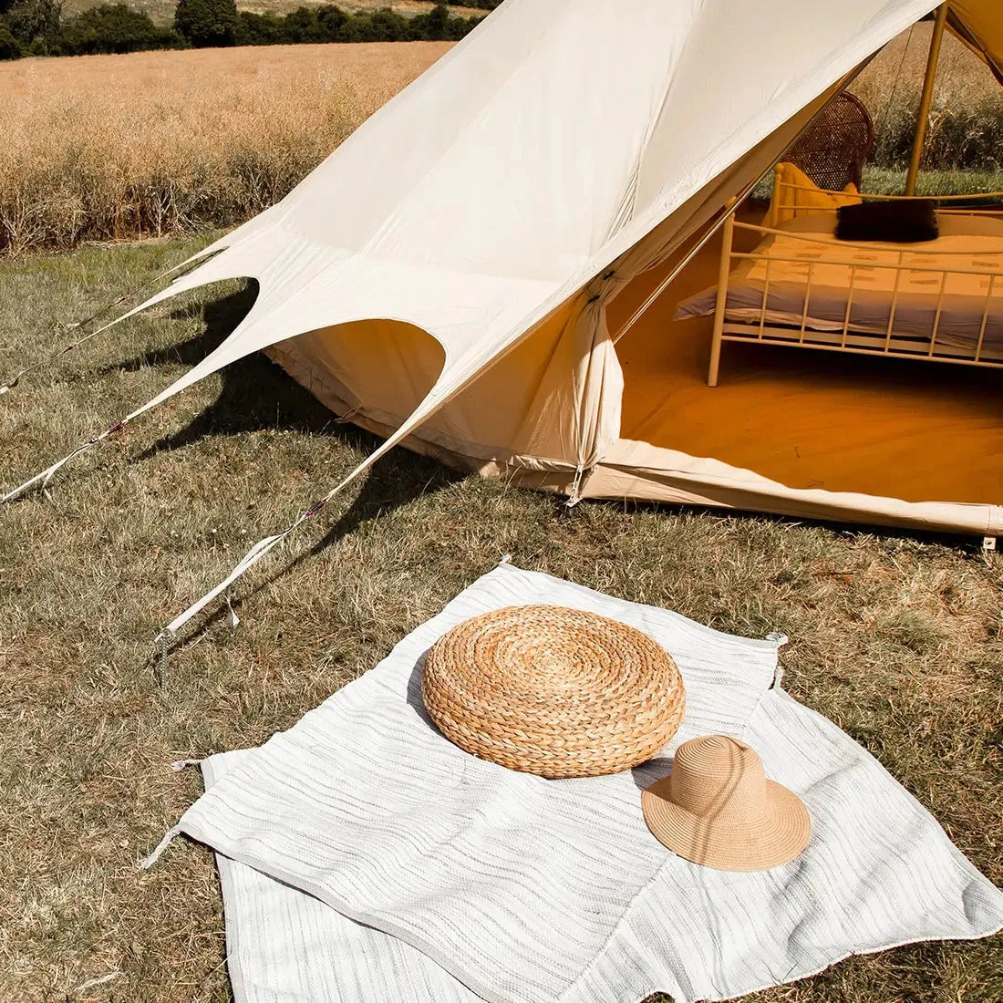 bell tent plus tent glamping boutique camping canvas tipi
