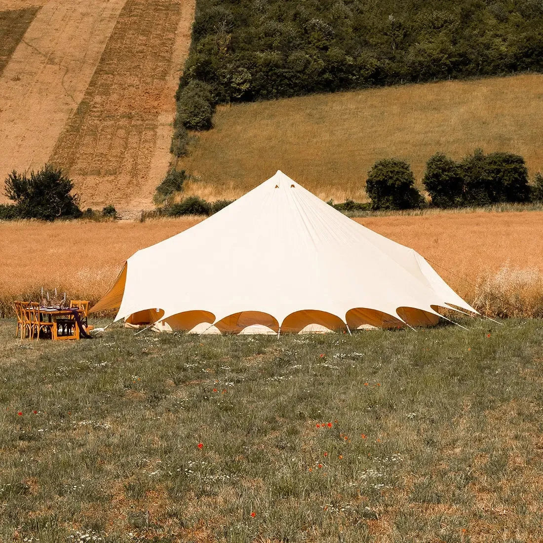 bell tent plus tent glamping boutique camping canvas tipi