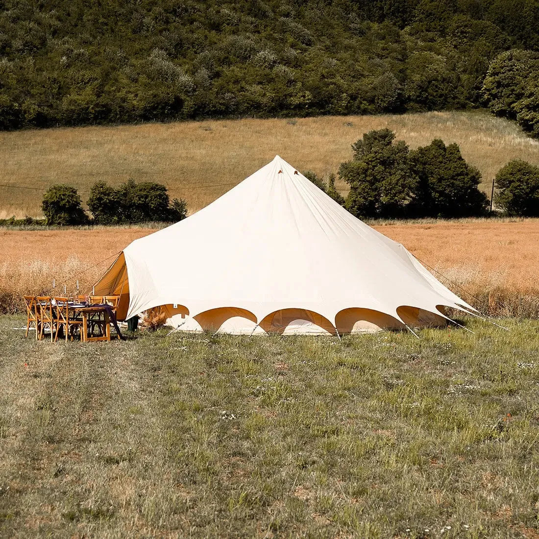 bell tent plus tent glamping boutique camping canvas tipi