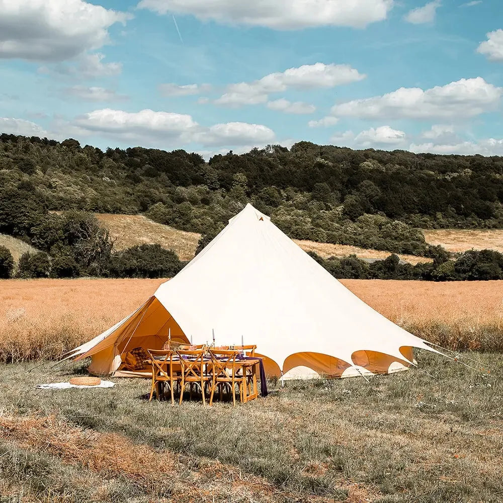 bell tent plus tent glamping boutique camping canvas tipi