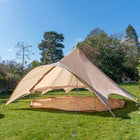 canvas star bell tent tipi boutique Camping glamping