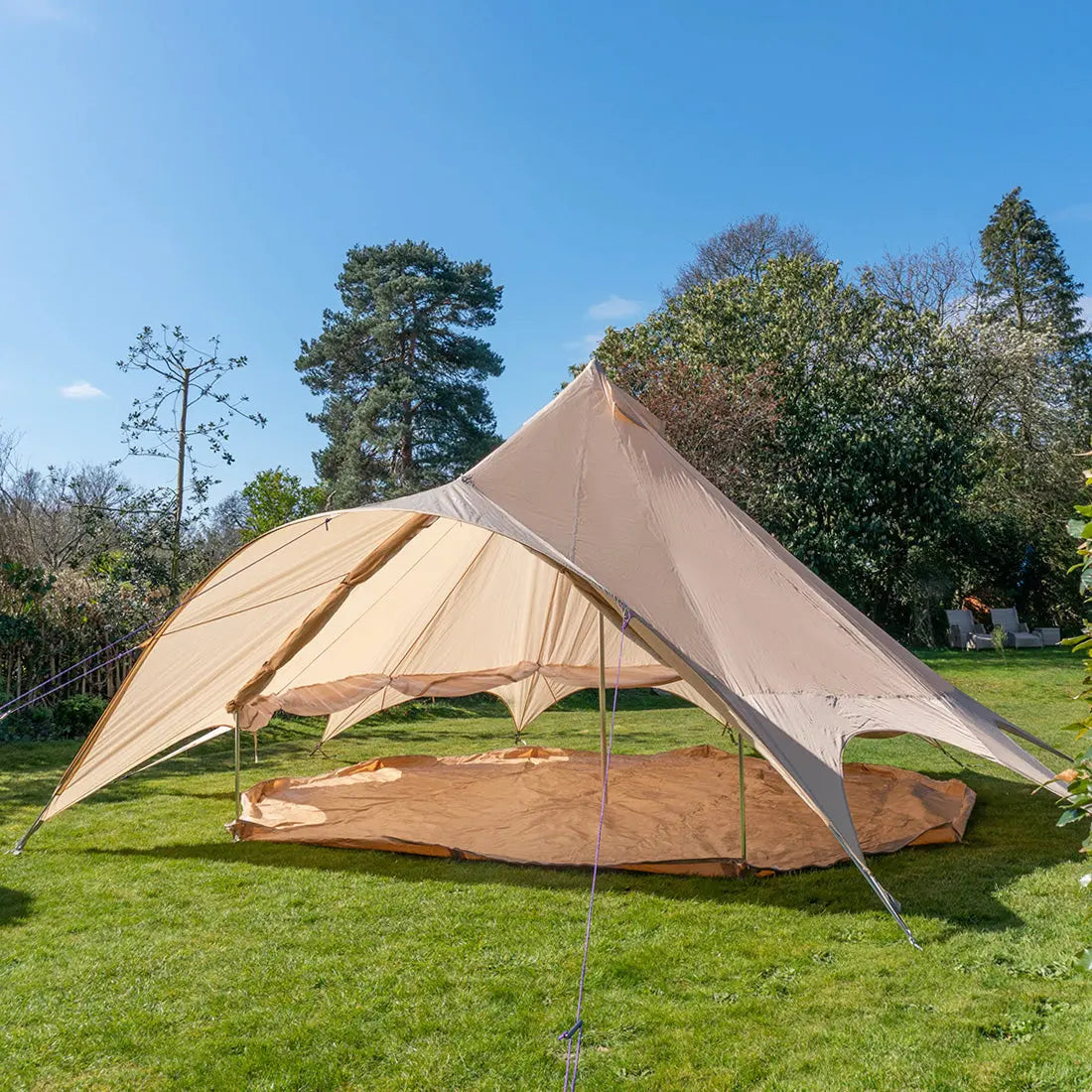 canvas star bell tent tipi boutique Camping glamping