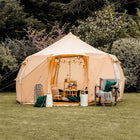 Luna yurt canvas glamping bell tent boutique camping 