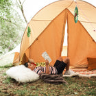 canvas star bell tent tipi boutique Camping glamping