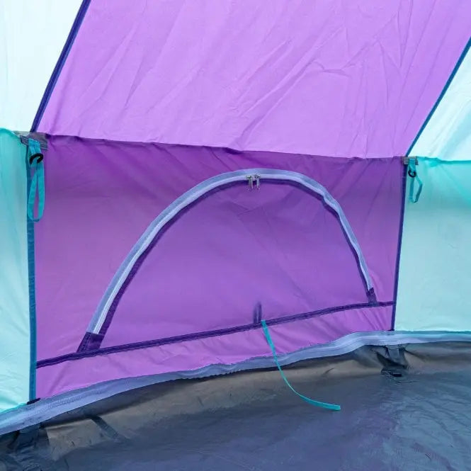 rainbow multi colour classic bell tent tipi double quad multi door canvas festival glamping boutique camping