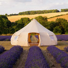 Luna yurt canvas glamping bell tent boutique camping 