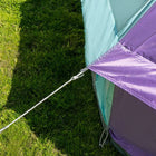 rainbow multi colour classic bell tent tipi double quad multi door canvas festival glamping boutique camping