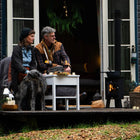 glamping wood burning stove boutique camping cabin shepards outbacker
