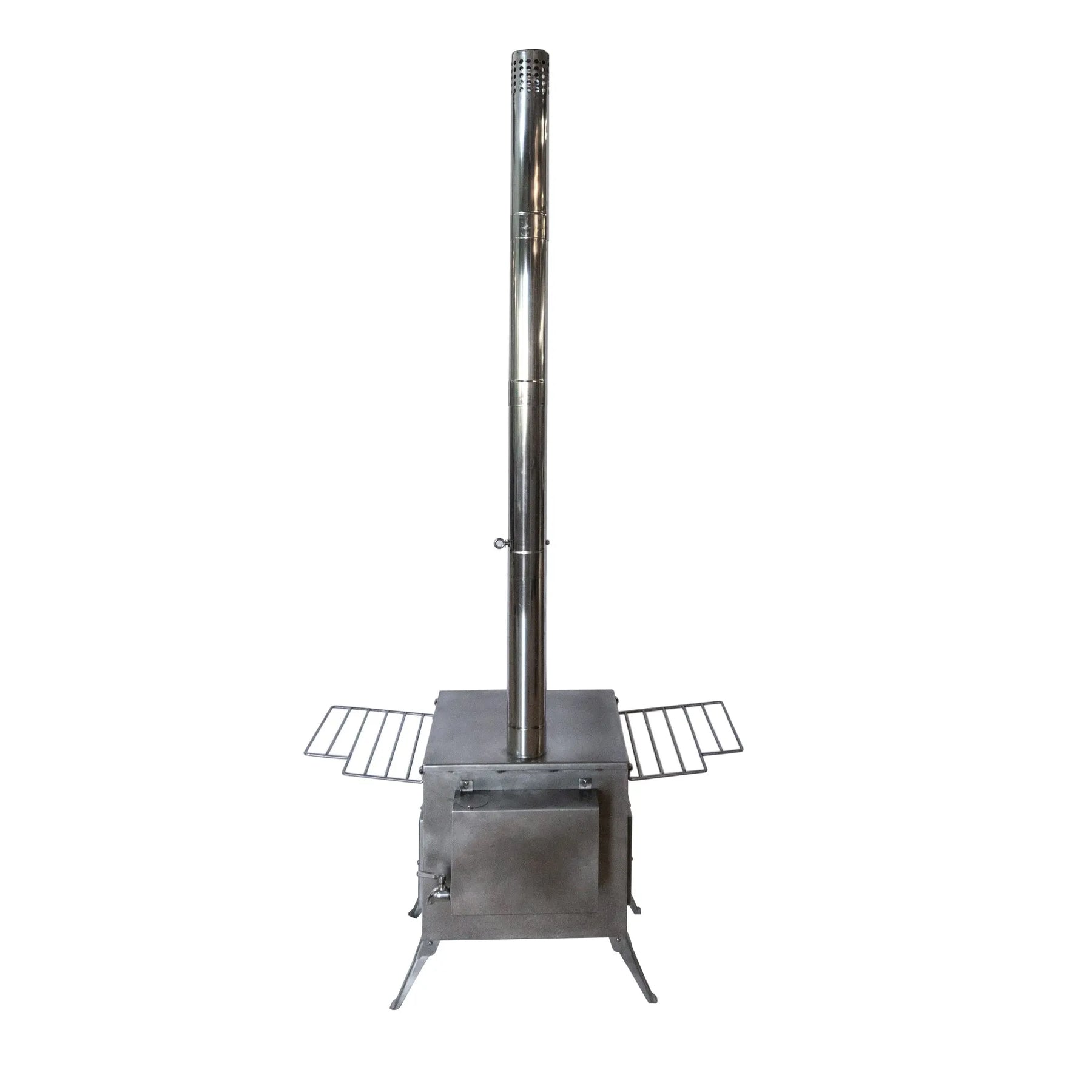 wood pizza oven burning stove boutique camping heater cover bell tent temperature gauge glamping