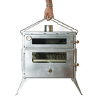 wood pizza oven burning stove boutique camping heater cover bell tent temperature gauge glamping