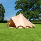 boutique camping bell tent porch curved canopy awning glamping bell tent