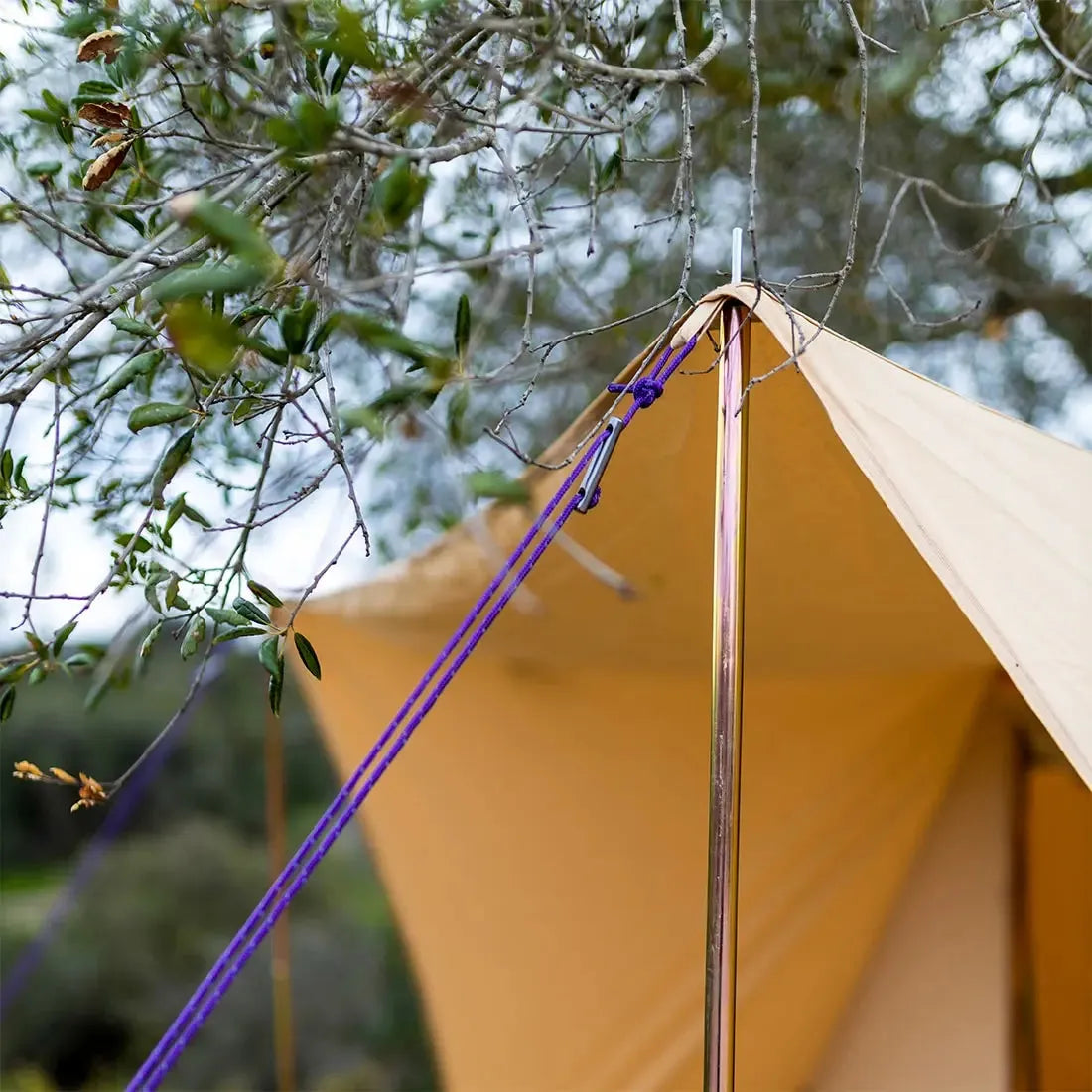 canvas glamping yurt dutch bell tent with awning porch boutique camping