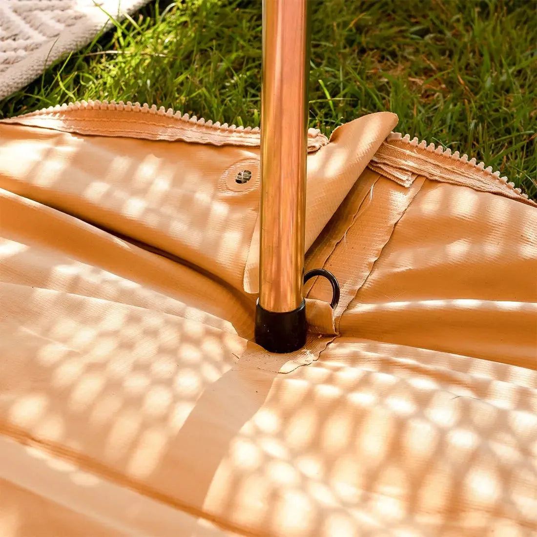 canvas glamping yurt dutch bell tent with awning porch boutique camping