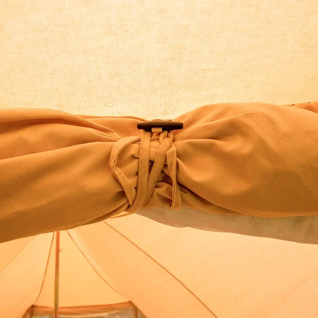 canvas glamping yurt dutch bell tent with awning porch boutique camping