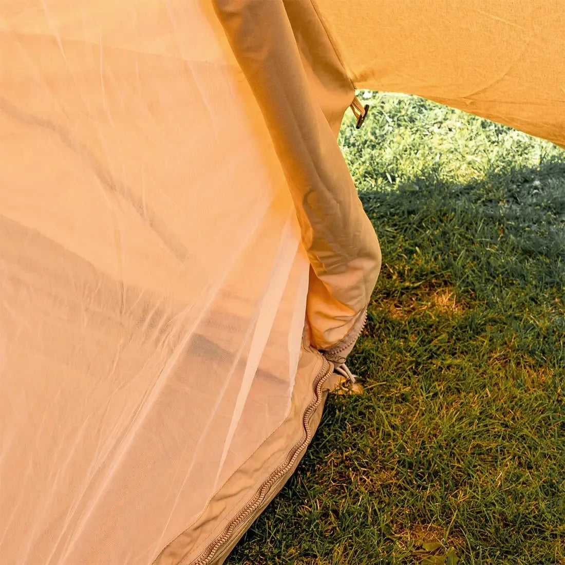 canvas glamping yurt dutch bell tent with awning porch boutique camping