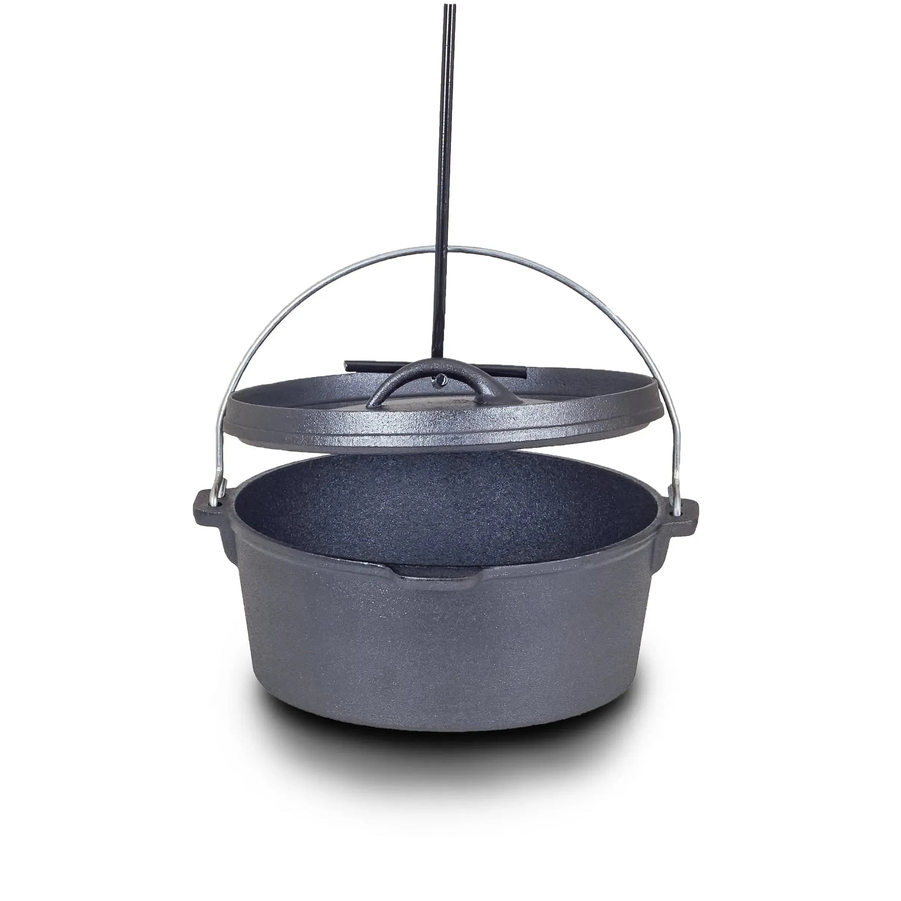 boutique camping cast iron cooking set in box pots and pans