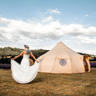 Luna yurt canvas glamping bell tent boutique camping 