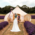 Luna yurt canvas glamping bell tent boutique camping 