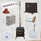 Original Pizza Oven Wood Burning Stove - Bundle Kit - Boutique Camping Woodburning Stove