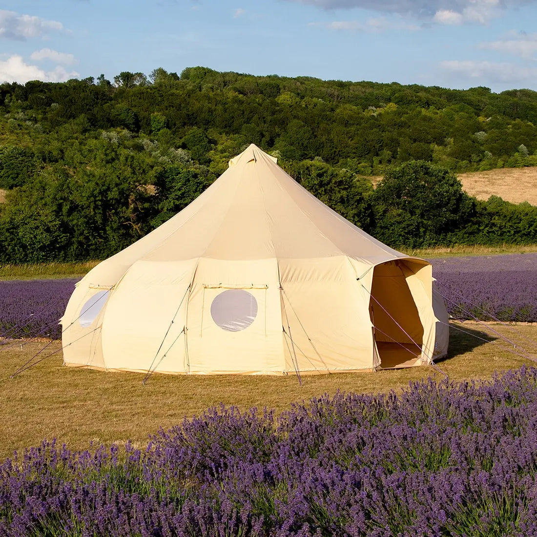 Luna yurt canvas glamping bell tent boutique camping