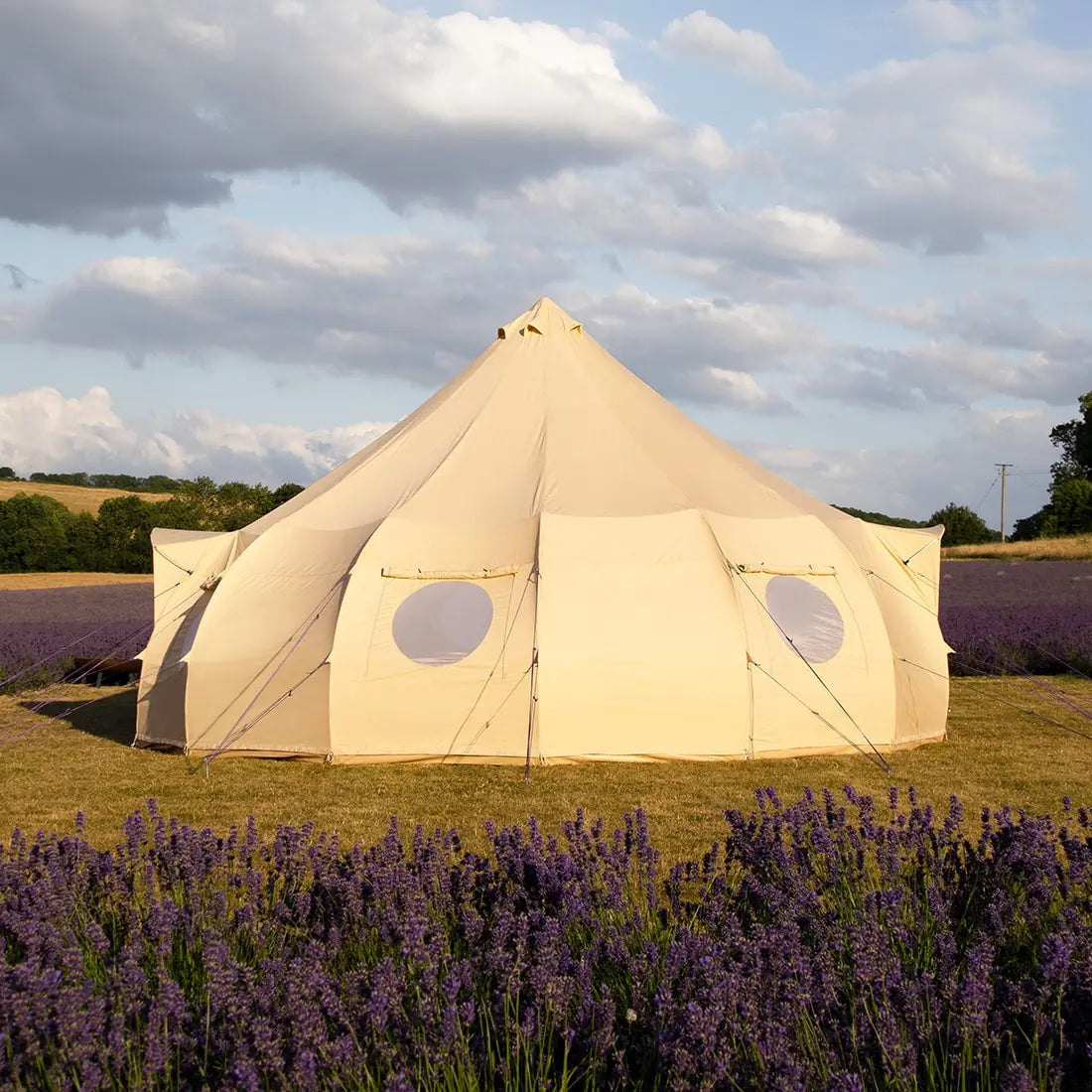 Luna yurt canvas glamping bell tent boutique camping
