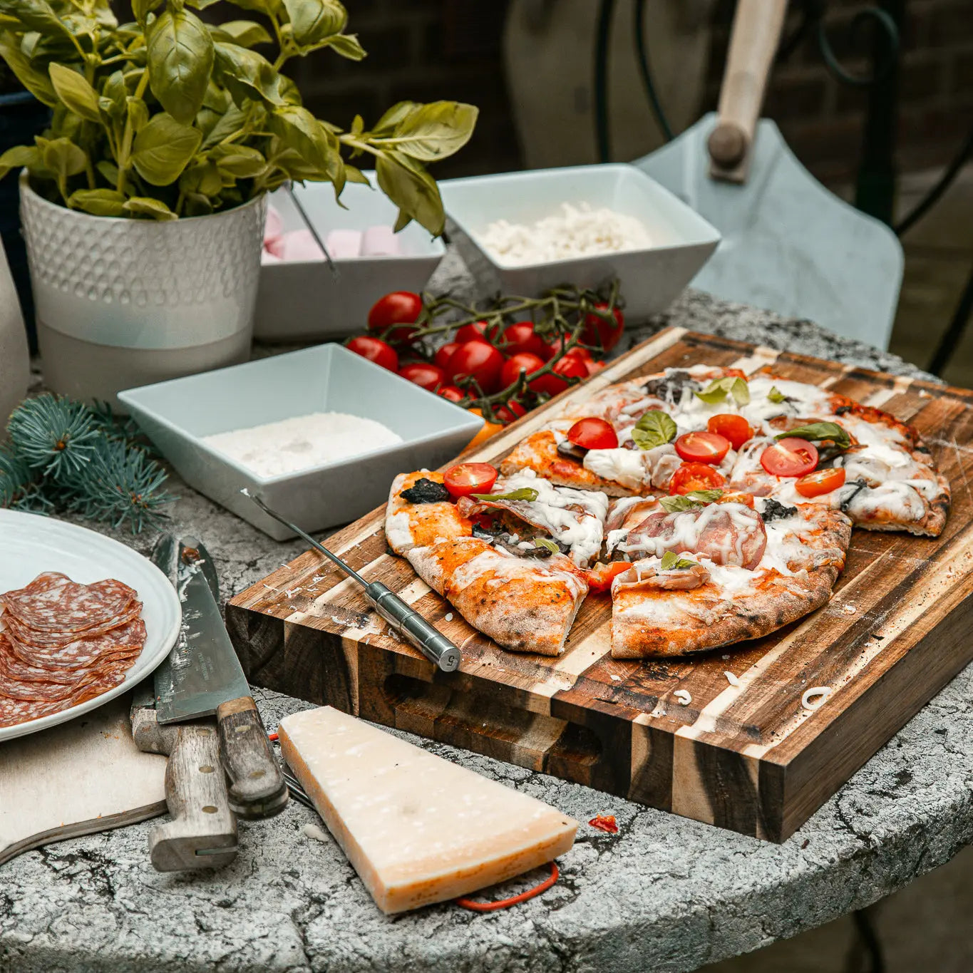 wood pizza oven burning stove boutique camping heater cover bell tent temperature gauge glamping