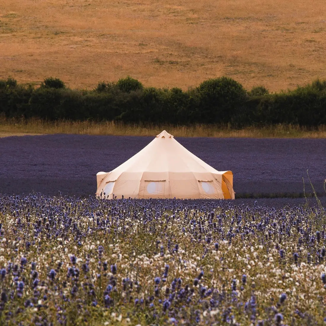 Luna yurt canvas glamping bell tent boutique camping