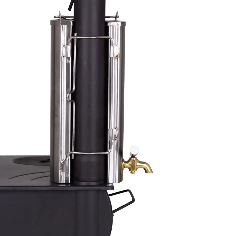 boutique camping wood burning stove accessory kettle water heater glamping