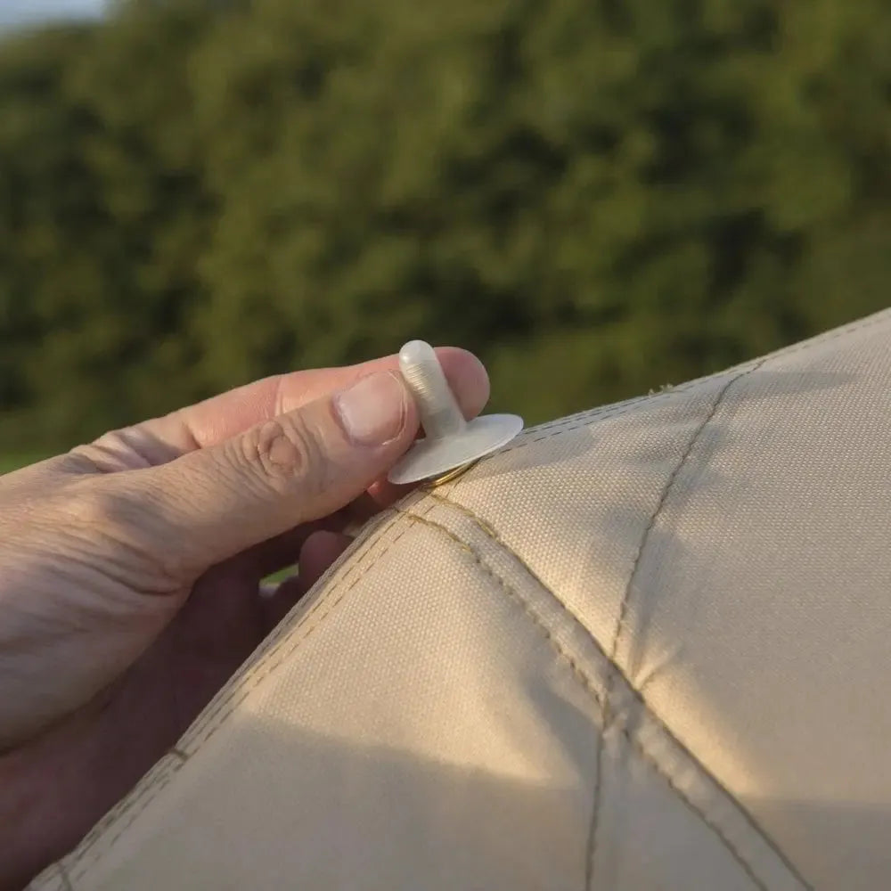 boutique camping screw on rain cap CLASSIC CAMPING BELL TENT TIPI GLAMPING CANVAS
