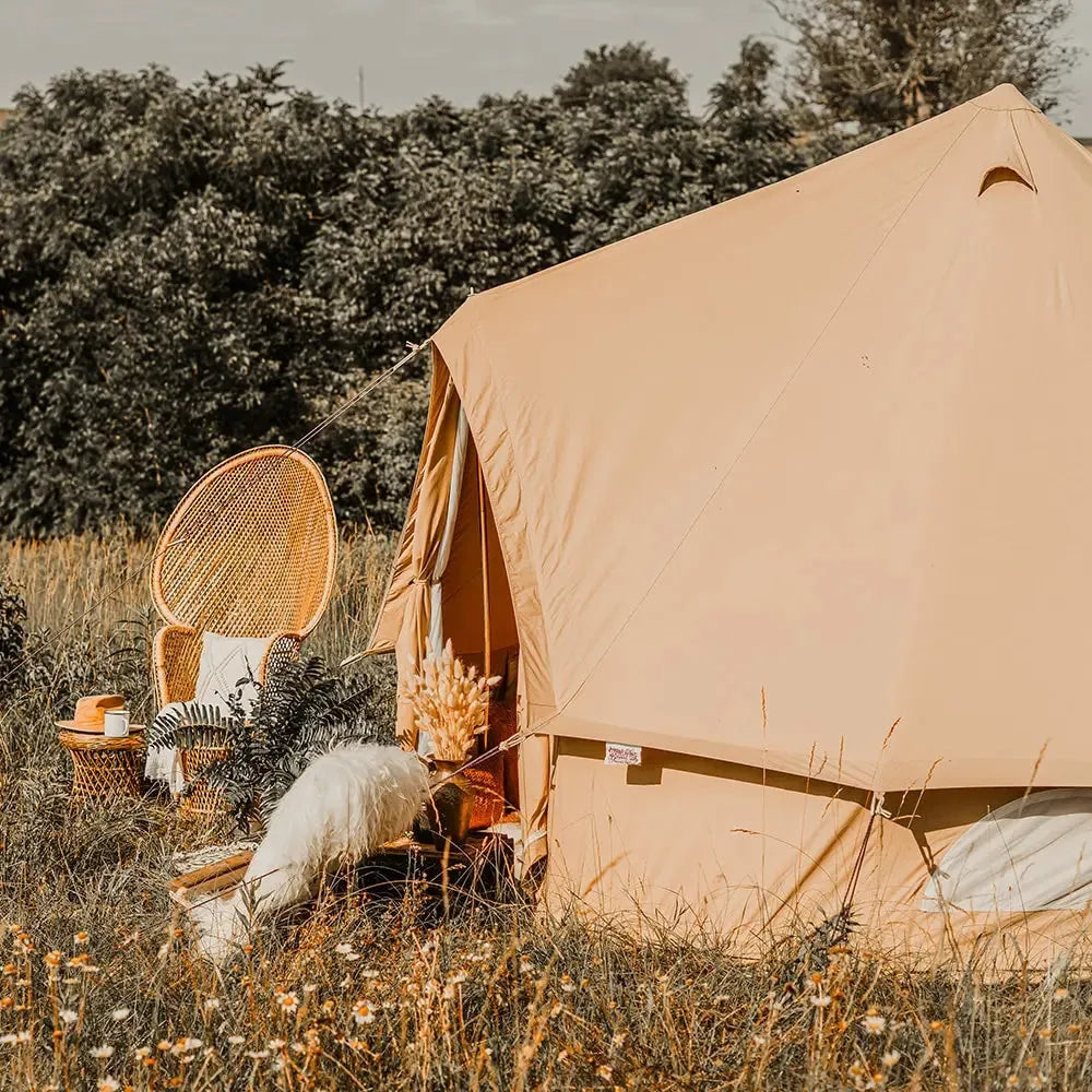 boutique camping CLASSIC CAMPING BELL TENT TIPI GLAMPING CANVAS