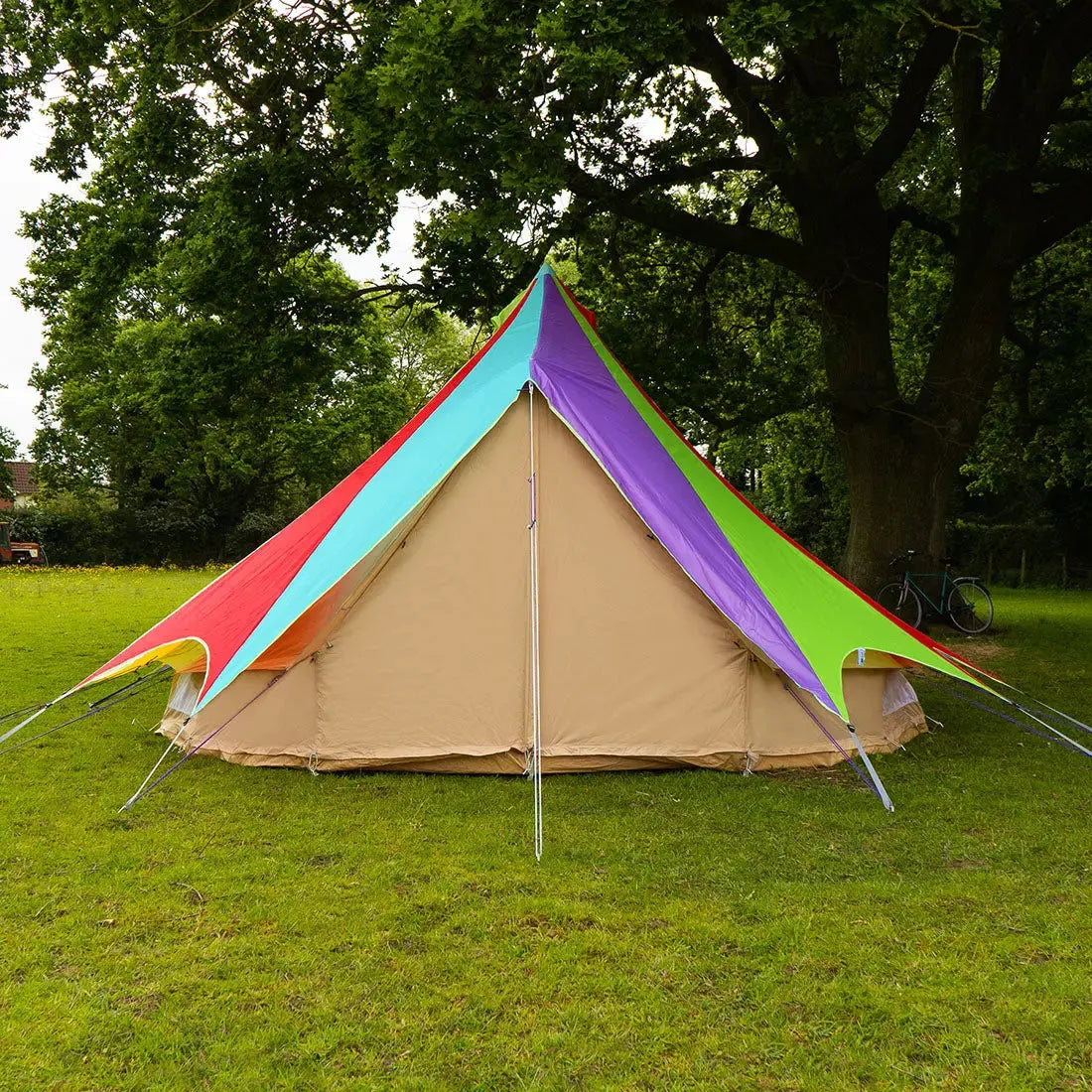 boutique camping bell tent porch curved canopy awning glamping bell tent