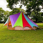 boutique camping bell tent porch curved canopy awning glamping bell tent