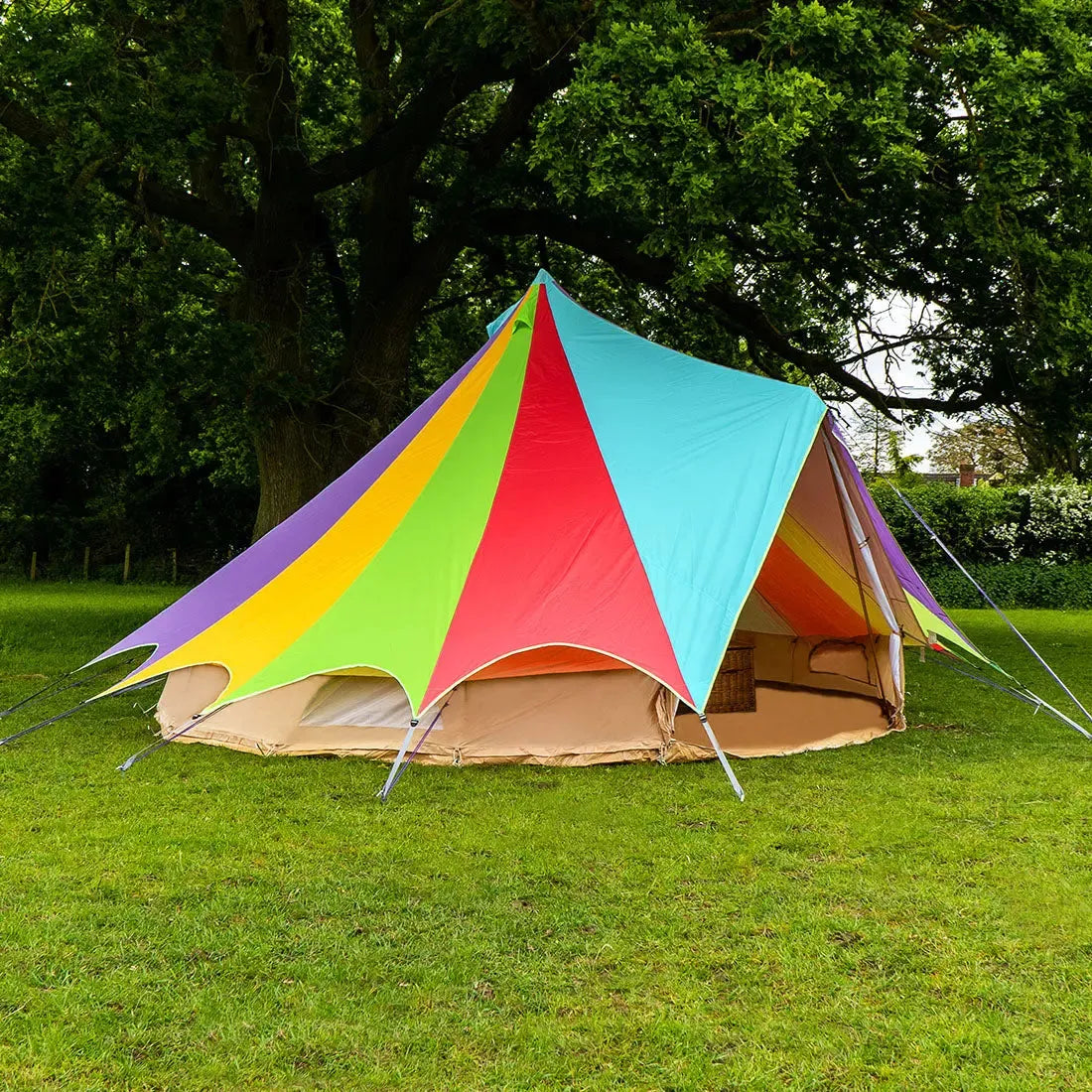 boutique camping bell tent porch curved canopy awning glamping bell tent