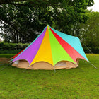 boutique camping bell tent porch curved canopy awning glamping bell tent