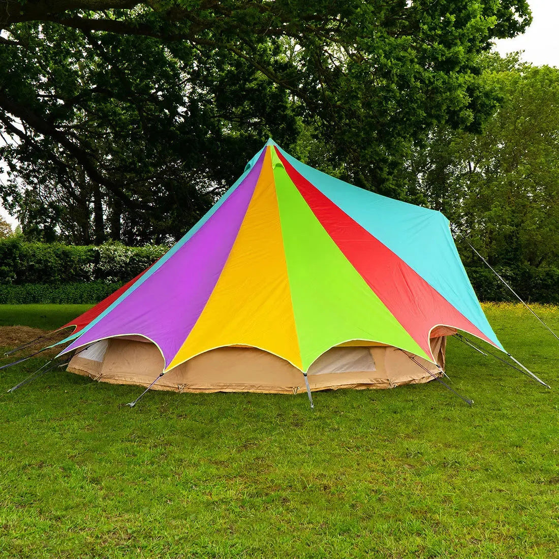 boutique camping bell tent porch curved canopy awning glamping bell tent