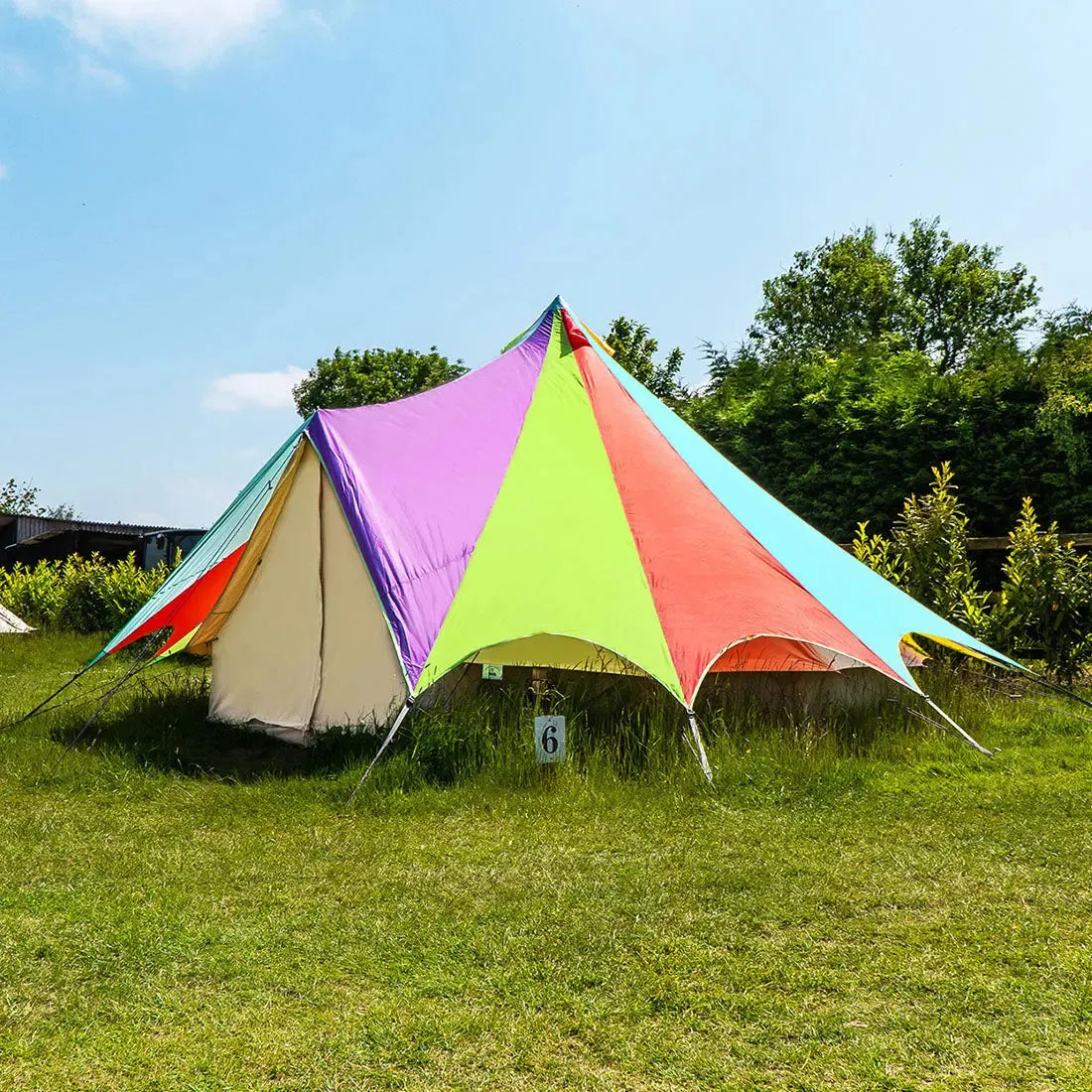 boutique camping bell tent porch curved canopy awning glamping bell tent