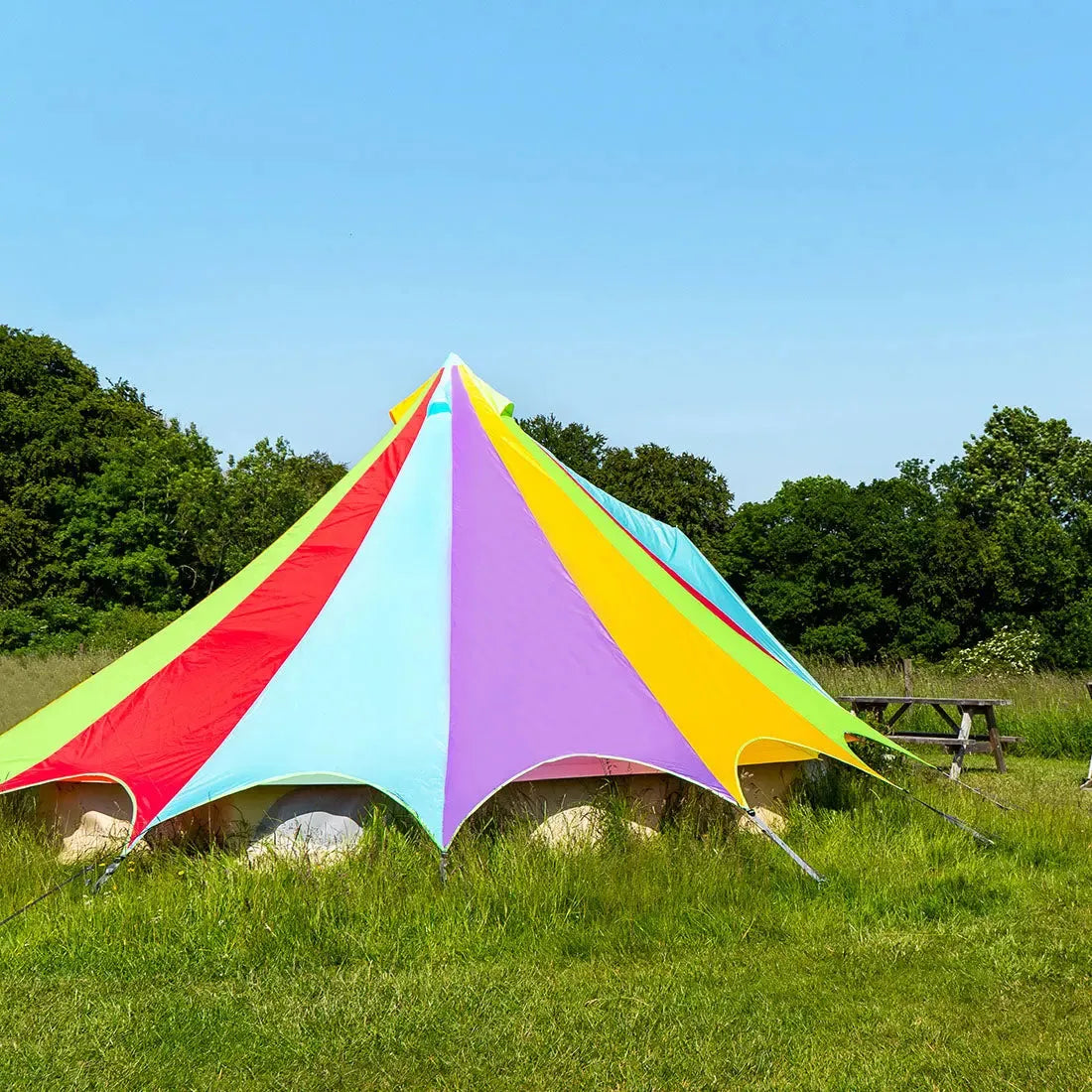 boutique camping bell tent porch curved canopy awning glamping bell tent