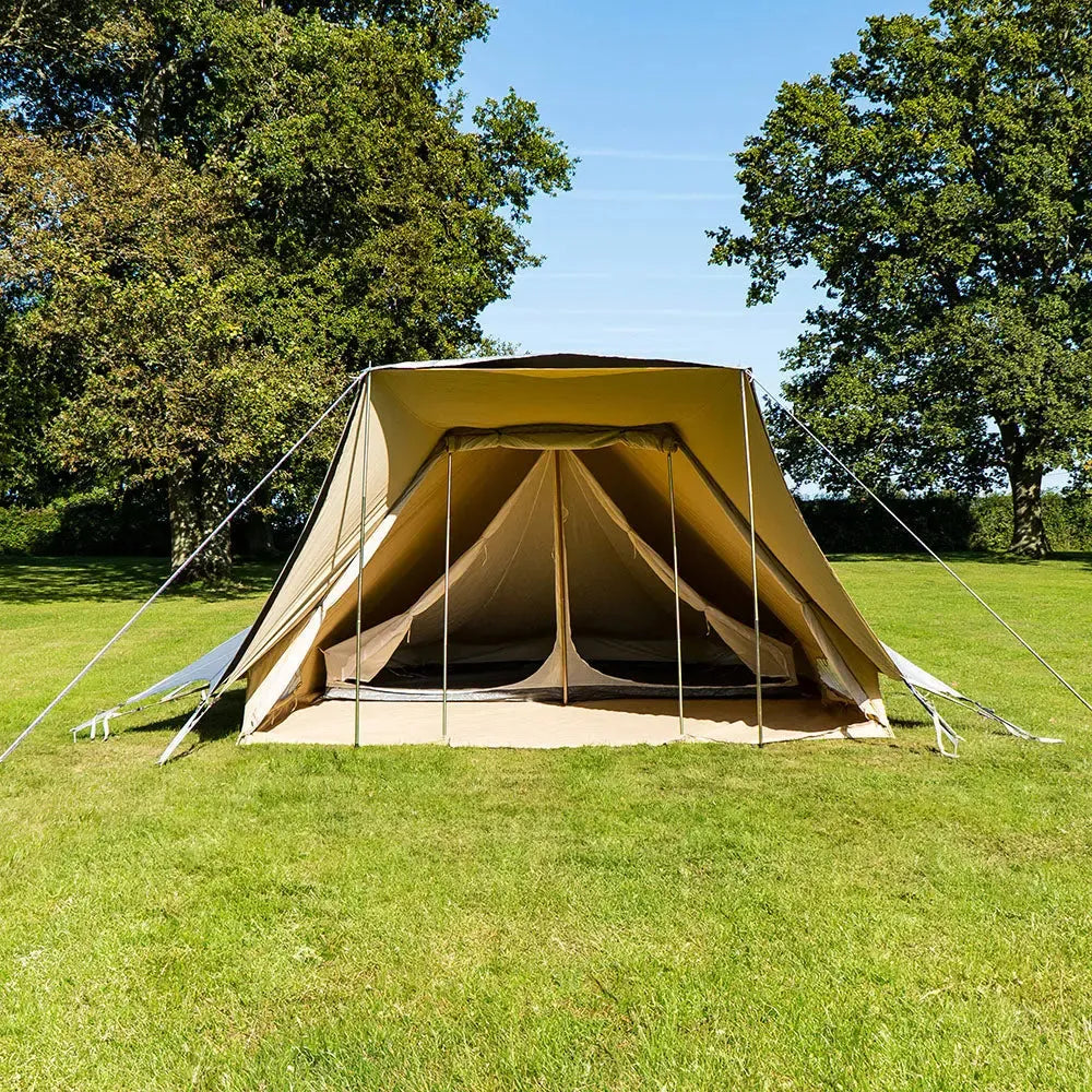 boutique camping bell tent porch curved canopy awning glamping bell tent
