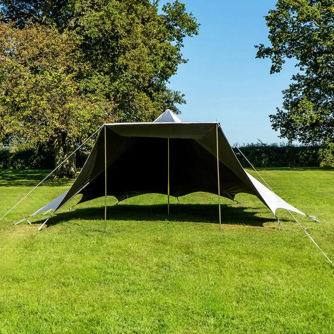 boutique camping bell tent porch curved canopy awning glamping bell tent